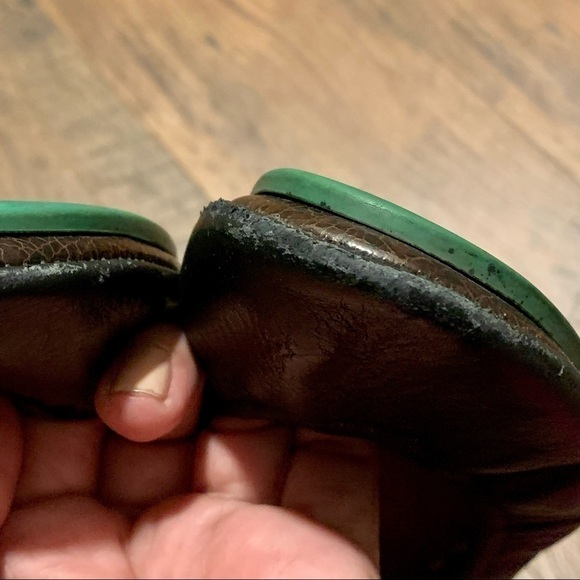 𝅺tieks black leather ballet flats. Size 8 - Picture 4 of 6